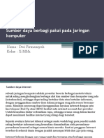 Sumber Daya Berbagi Pakai Pada Jaringan Komputer