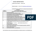 Documentos A Entregar Inscripcion Nuevo Ingreso 2021 Etapa2 PDF