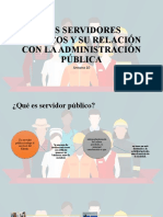 Servidores públicos y su relación con la administración pública