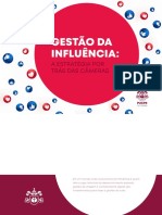 Gestão influência por trás câmeras