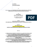 Solictud de Libertad Por Suspension Condicional de La Pena y Convercion de Multa