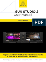 Atomos Shogunstudio2 Usermanual v01