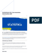 Pembahasan 50+ Soal Statistika Matematika SMP PDF