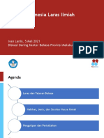 Bahasa Indonesia Laras Ilmiah PDF