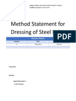 Method Statement For Dressing of Steel Pole