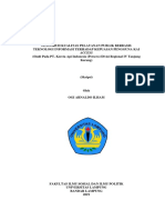 Pengaruh Kualitas Pelayanan Publik Berbasis PDF