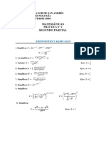 Practica 2° Prefacul - Matematicas - I-23 PDF