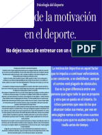 Síntesis de La Motivación en El Deporte PDF