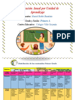 Planificación Anual Primer Grado Primaria 