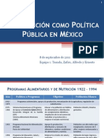 09 - 08 La Nutrición Como Política Pública en México