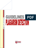 Guidelines To Plagiarism Detection