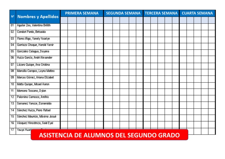 Cartel de Asistencia 2023 | PDF