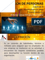 Gestión de Personas Capítulo 8 PDF