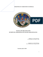 Manual Especifico División de Administración RR - HH - PDF