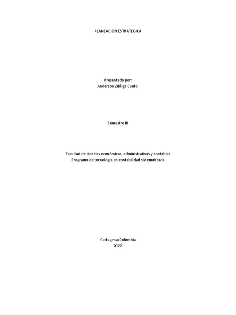Guía de Planeación Estratégica Efectiva | PDF | Crecimiento personal y ...