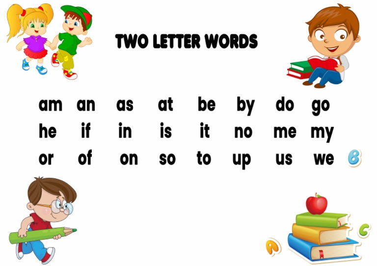 2 Letters Words | PDF