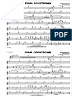 Final Countdown - Clarinet BB PDF