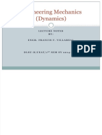 Dynamics-Kinematics (Intro) PDF