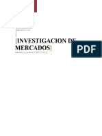 Investigacion de Mercados