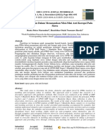 Upaya Guru PPKN Dalam Menanamkan Nilai-Nilai Anti Korupsi Pada Siswa PDF
