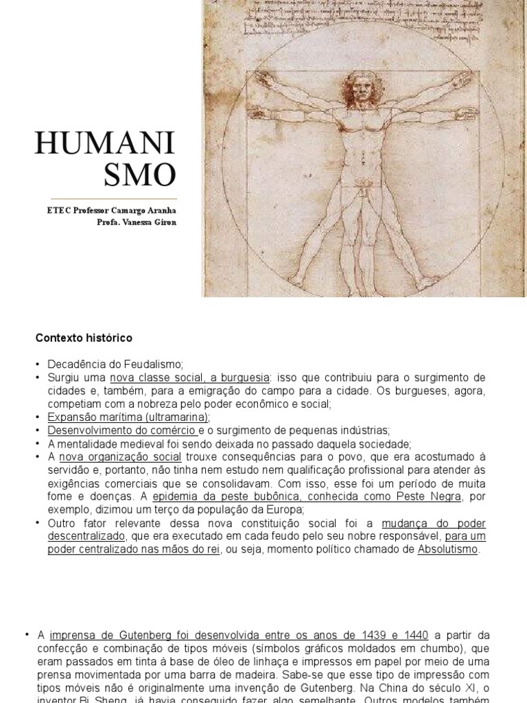 Humanismo: Transição e Características | PDF | Clássicos