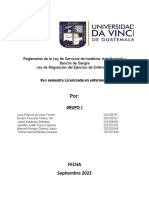 Trabajo Cuadro Comprativo Ley Regulacion Enfermeria y Ley de Trasfusiones