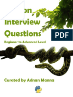 Python Imp Interview Question PDF