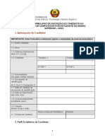 MCTES A Formulario de Candidatura - CEES