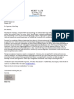 Cover Letter For ENWIN Utilities LTD