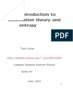 An introduction to information theory and entropy