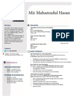 CV of Mir Hasan PDF