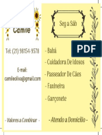 Bege Floral Casamento Agradecimento Cartão.pdf