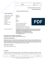 2023-1 - D Sílabo de Laboratorio Clínico PDF