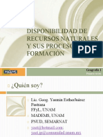 Disponibilidad de Recursos Naturales PDF