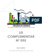 LEI COMPLEMENTAR N 095 de 28 de Dezembro de 2012 PDF