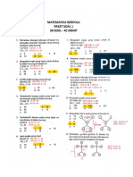Kunci Jawaban Soal Tes Matematika Berpola - Pintarnya PDF