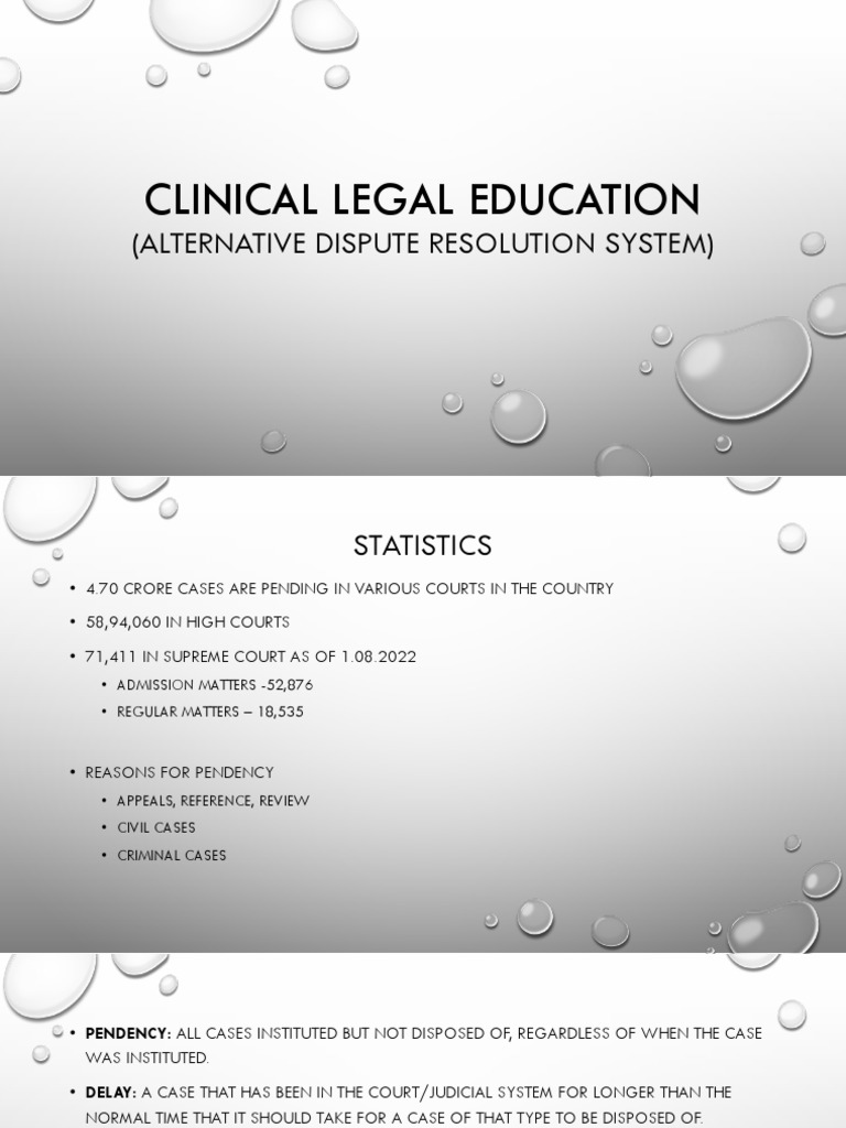 Alternative Dispute Resolution System Meaning In Hindi