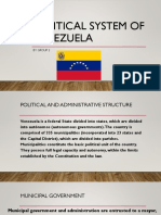 Venezuela's political and municipal system