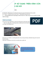 How To Use (Car Glass) - Vietnamese PDF