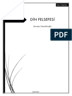 Din Felsefesi - Ilk 13 Ders PDF