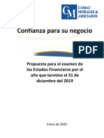 Propuesta Auditoria 2019 Cable Viison Peru Sac PDF