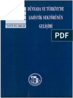 DUNYADA VE TURKIVE'DE. LOJiSTiK SEKTÖRÜNÜN GELiŞiMi. Marmara Universitesi Iktisadi Ve Idari Bilimler Fakültesi PDF