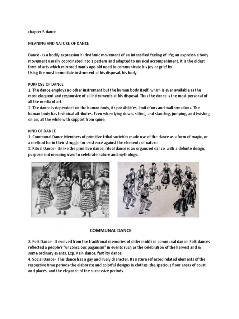Chapter 5 Dance | PDF