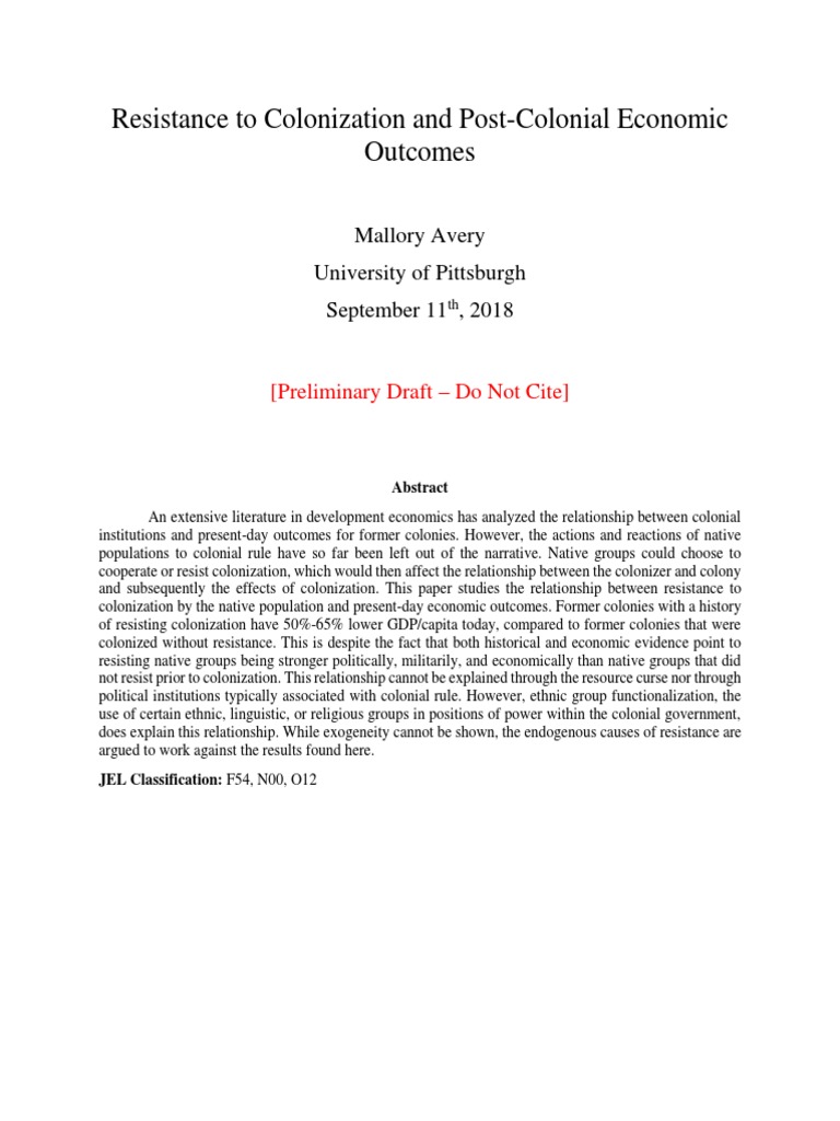 Paper nh5TRbTd PDF | PDF | Colonialism | Violence
