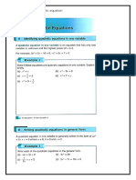 Quadratic Equation2563