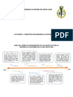 Linea Del Tiempo de Los Antecedentes de Objetivos Desarrollo Sostenible ONU