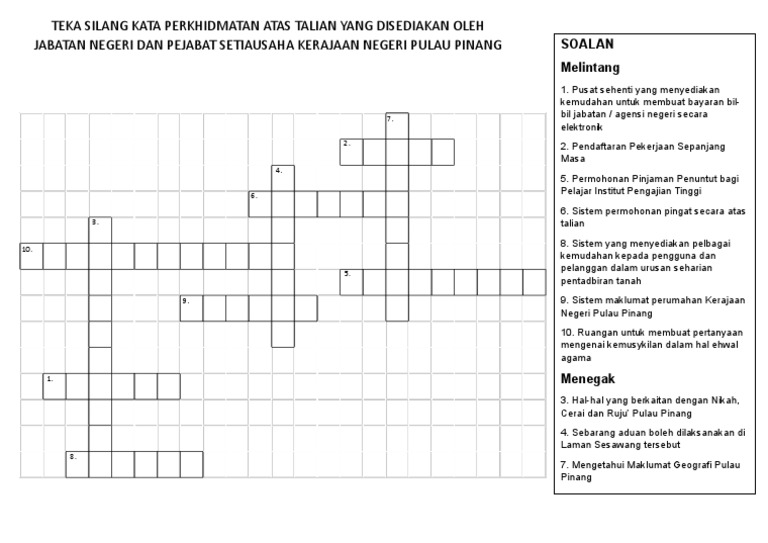 Teka Silang Kata SKD 2022 | PDF