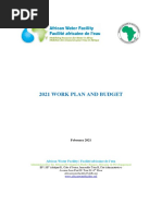 African Water Facility - 2021 Work Plan and Budget PDF