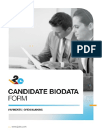 Bio Data Filled PDF
