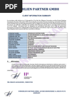 Company Information Sheet (Cis) Form: Dear Sir/Madam | PDF